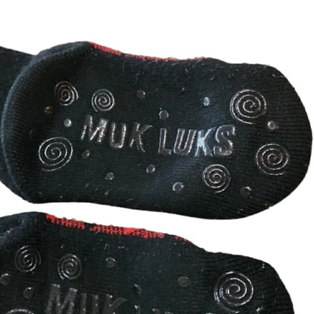 [Muk Lucks] Checkered Thermal Slipper Socks